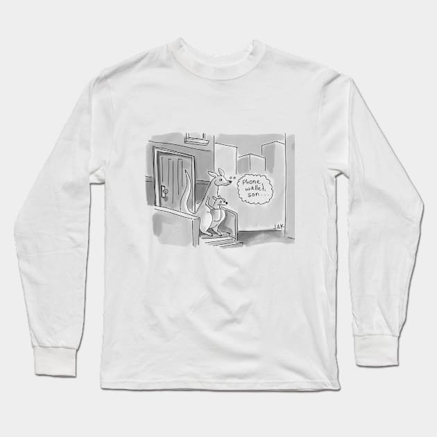 phone, wallet, son... Long Sleeve T-Shirt by JAK